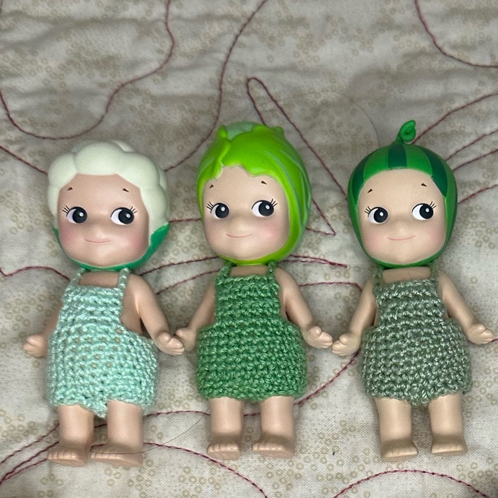 Sonny Angle 3 crochet overalls